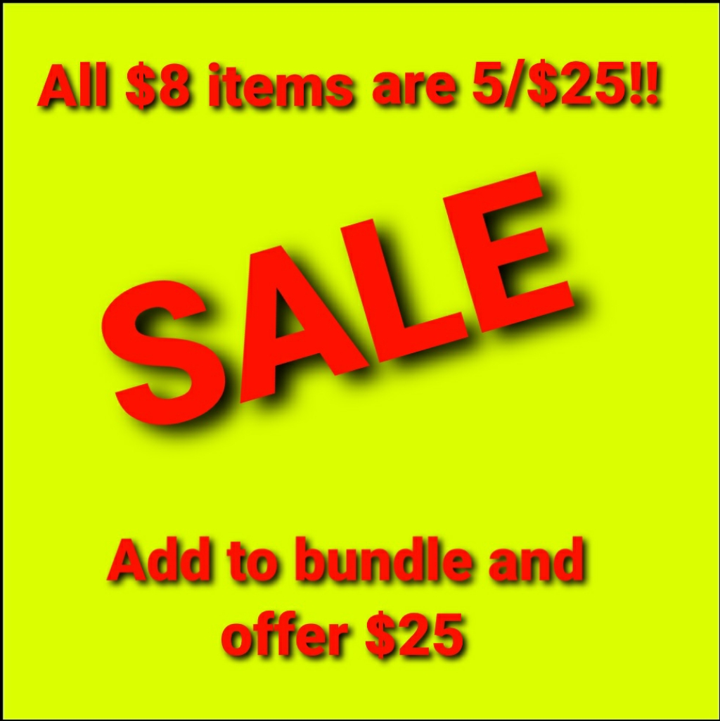 Sale All 8 Items Are 525